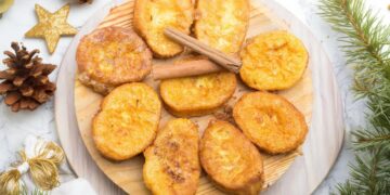 Rabanadas no forno com leite condensado