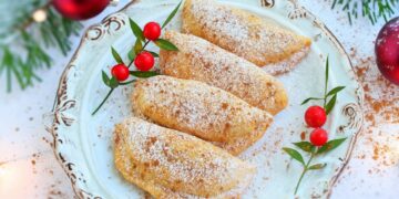 Azevias de abóbora e nozes