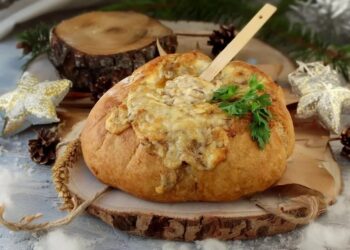 Pão recheado com alheira