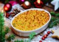 Bacalhau com broa e espinafres