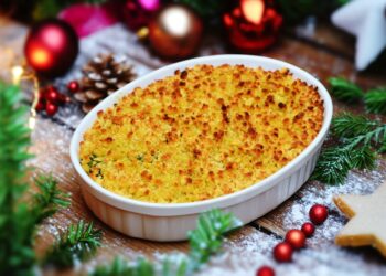 Bacalhau com broa e espinafres