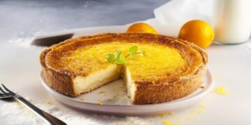 Tarte de requeijão alentejana
