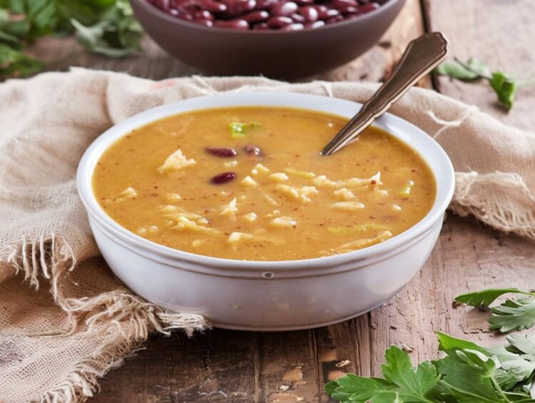 Sopa de feijão à moda antiga