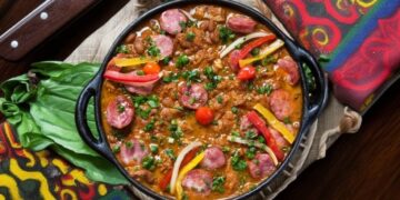 Feijoada de javali à Alentejana