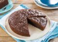 Bolo de chocolate e amêndoa