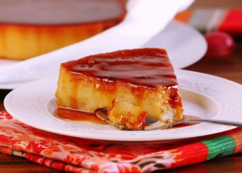 Pudim de pão cremoso