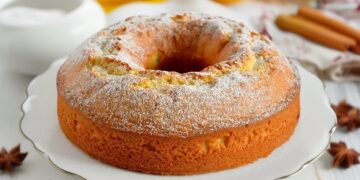 Bolo de azeite e canela