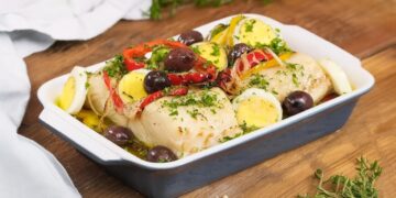 Bacalhau no forno à moda antiga