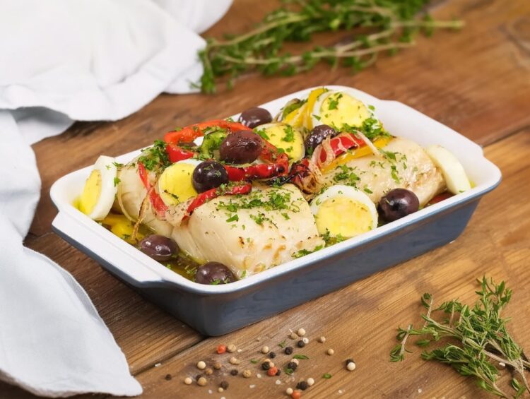 Bacalhau no forno à moda antiga