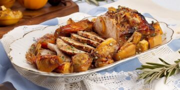 Lombo de porco à portuguesa