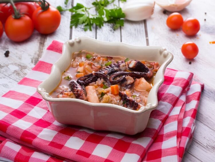 Arroz de polvo à moda antiga