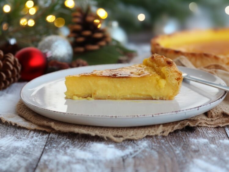 Tarte de nata cremosa