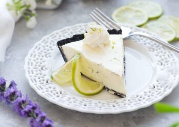 Tarte de oreo e lima