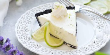 Tarte de oreo e lima