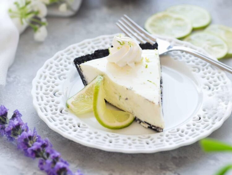 Tarte de oreo e lima