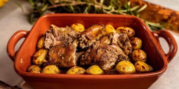 Cabrito assado no forno à padeiro