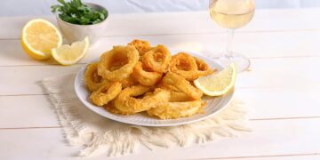 Lulas fritas à Portuguesa