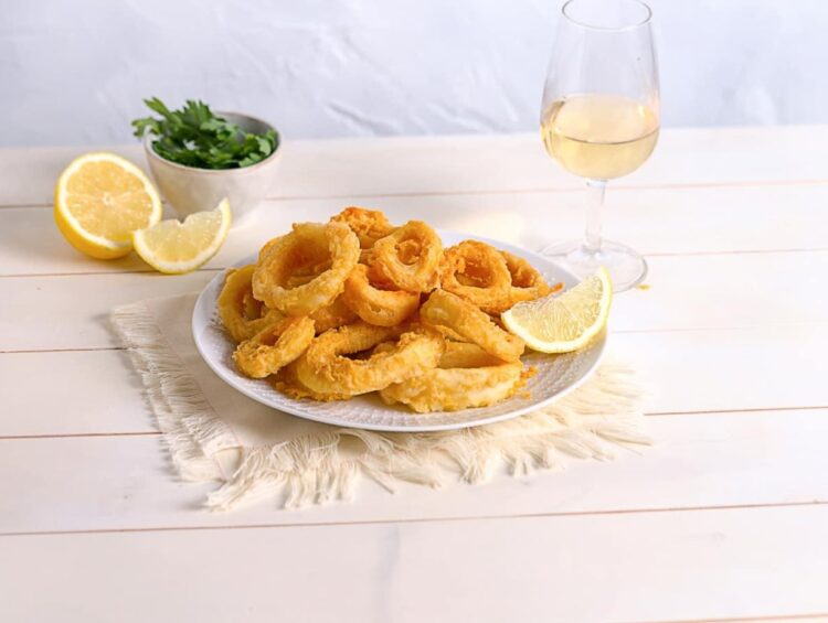 Lulas fritas à Portuguesa