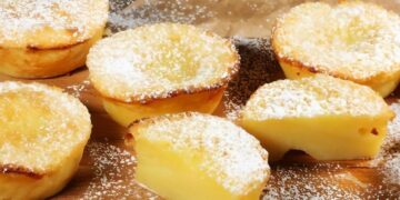 Queijadinhas de leite cremosas