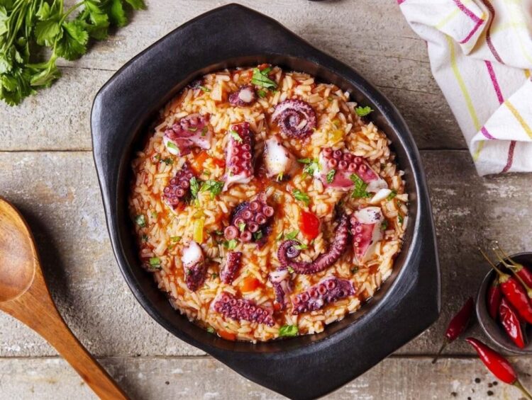 Arroz de polvo à moda de Santa Luzia