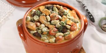Favas guisadas à Alentejana