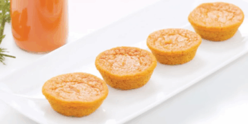 Queijadas de cenoura à moda antiga