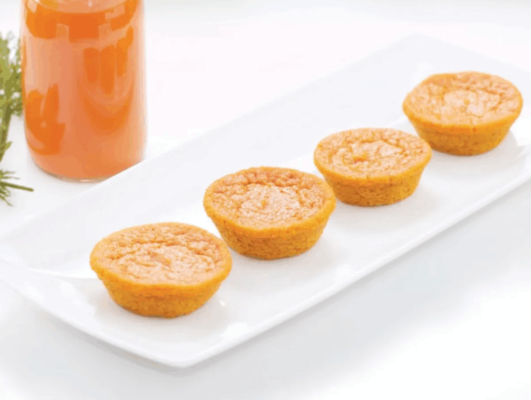 Queijadas de cenoura à moda antiga