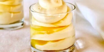 Mousse de limão com leite condensado