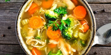 Sopa de legumes tradicional