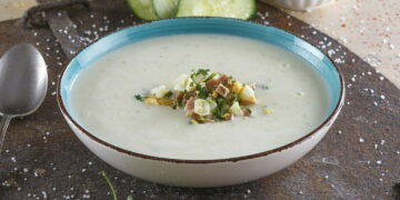Sopa fria de pepino e iogurte: refrescante para os dias de calor