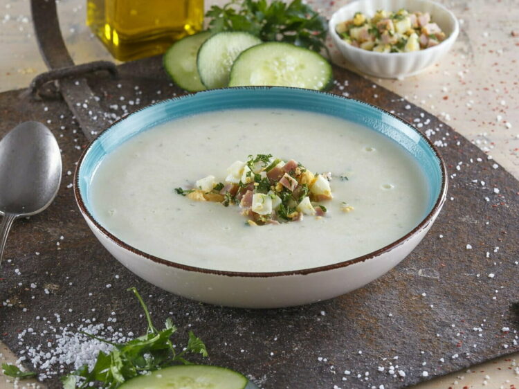 Sopa fria de pepino e iogurte: refrescante para os dias de calor