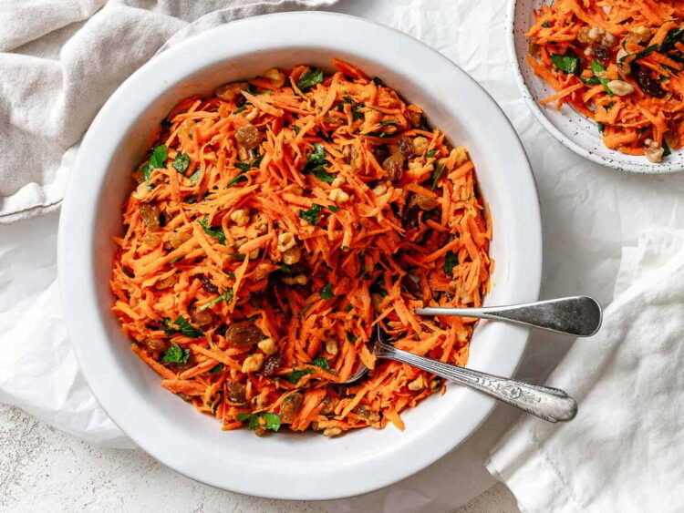 Salada de cenoura à moda portuguesa
