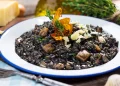 Arroz de choco com tinta à Algarvia