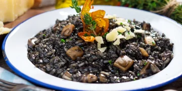 Arroz de choco com tinta à Algarvia