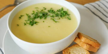 Creme de nabo e batata