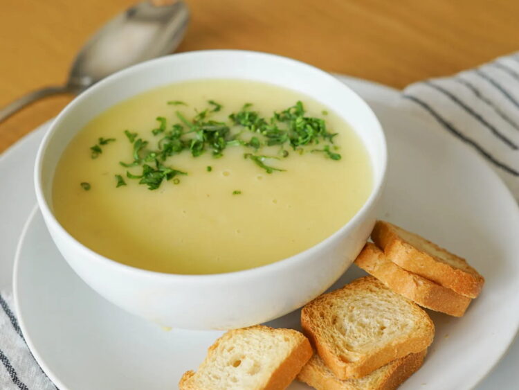 Creme de nabo e batata