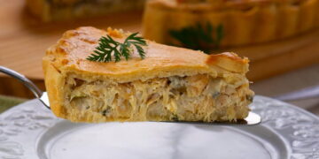 Empadas de bacalhau