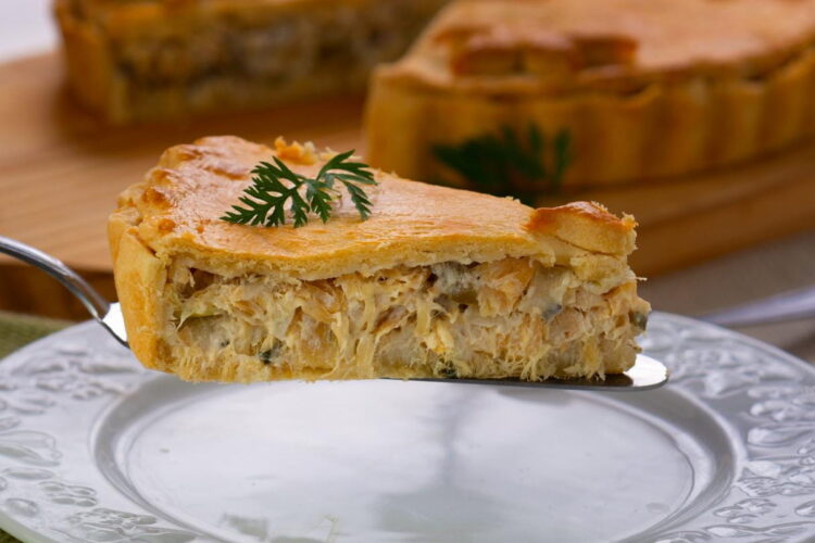 Empadas de bacalhau