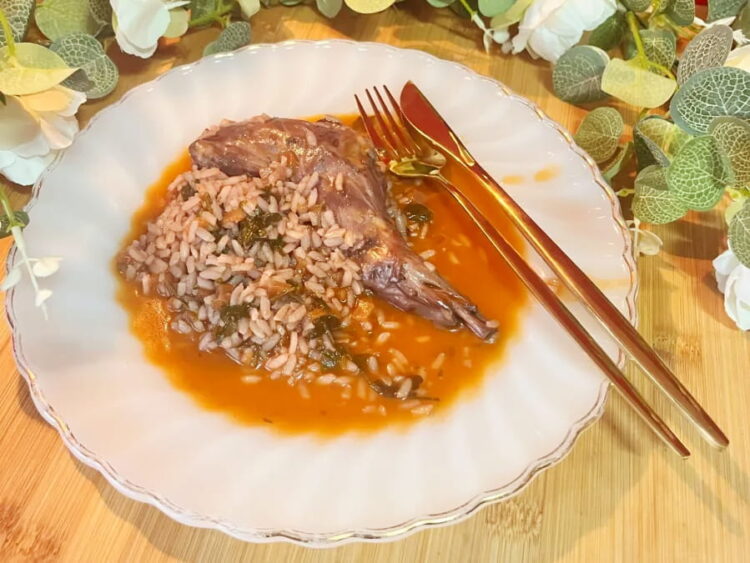 Arroz de coelho malandrinho