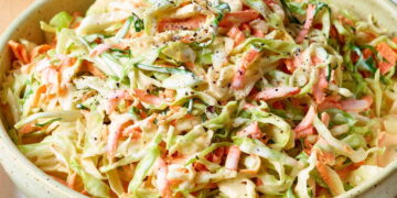 Salada de repolho e cenoura