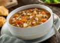 Sopa de feijão preto