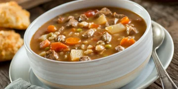 Sopa de feijão preto