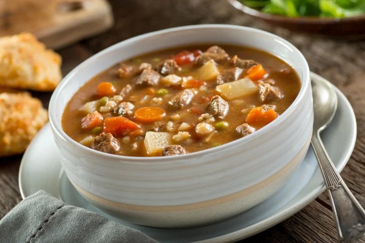 Sopa de feijão preto