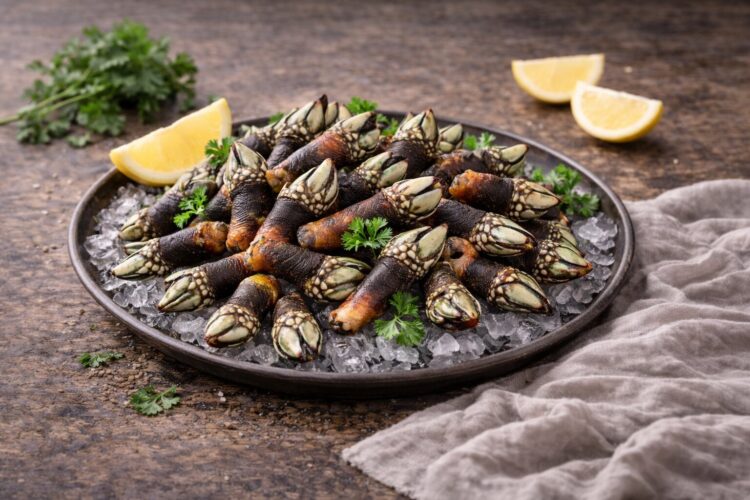 Percebes cozidos