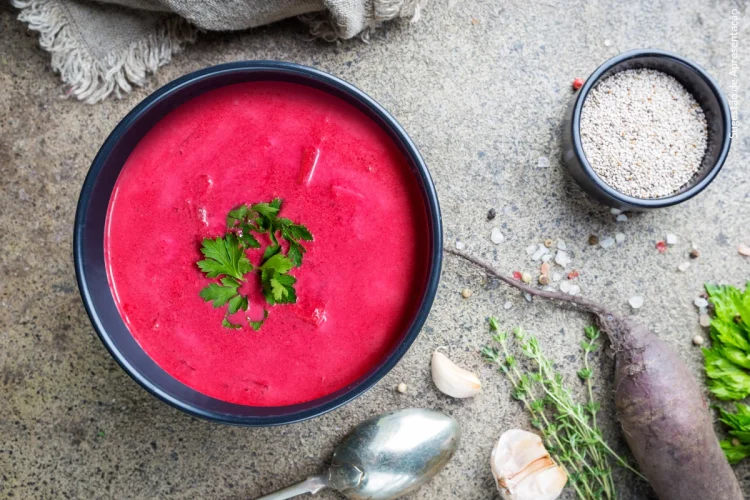 Gaspacho de beterraba